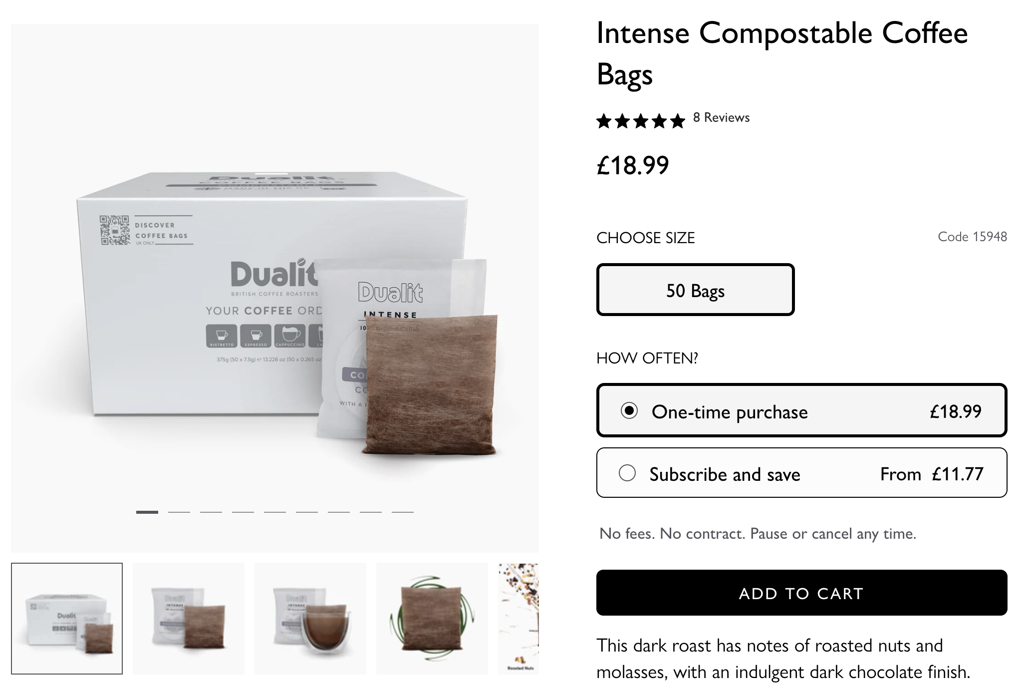 Dualit’s Coffee Bag Greenwash 2